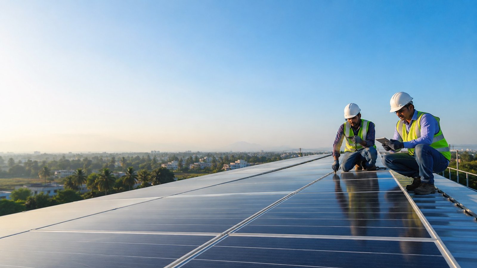 Adyasha Group Solar team at work